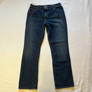 Levis 550 Relaxed‎ Bootcut Dark Wash Womens Jeans 14 Long